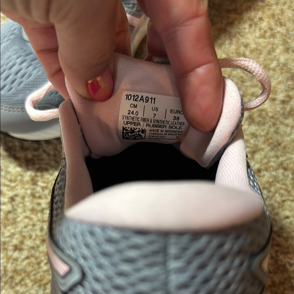 Asics Gel-Contend 4 Gray and Pink Sneakers - Picture 5 of 5